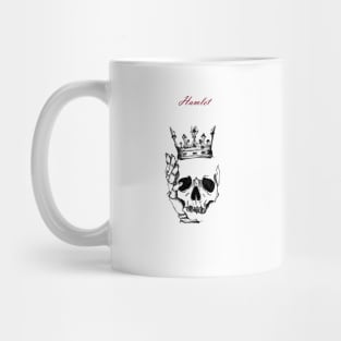 hamlet - skull wearing crown Mug